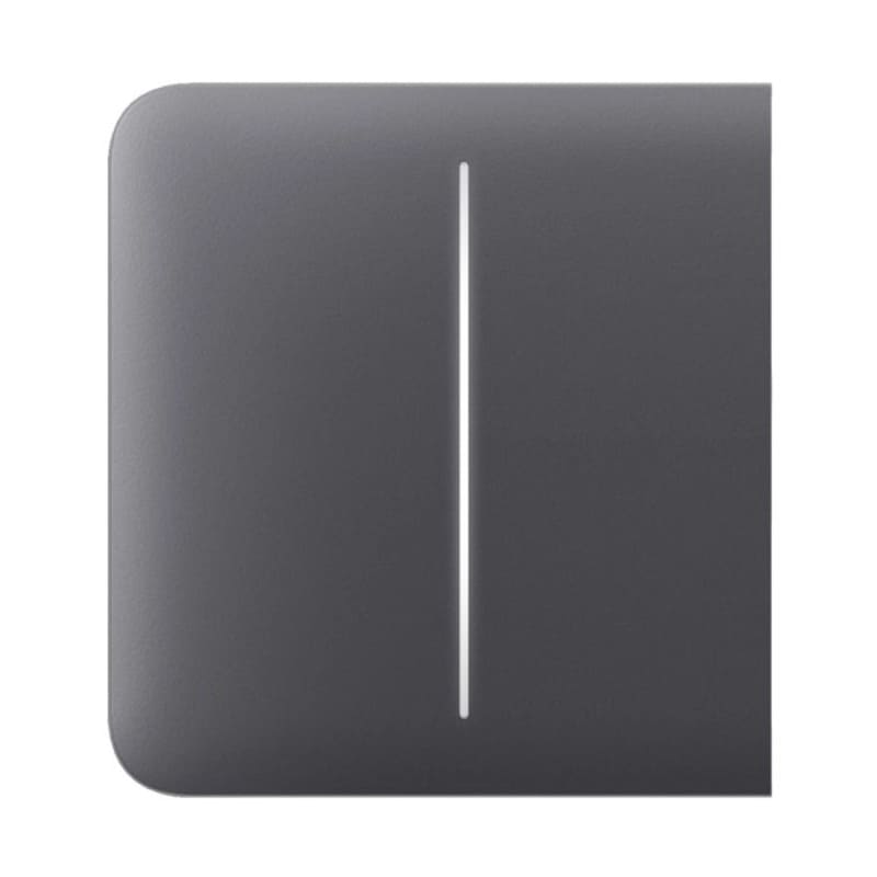Бічна кнопка для двоклавішного вимикача Ajax SideButton (2-gang) Graphite