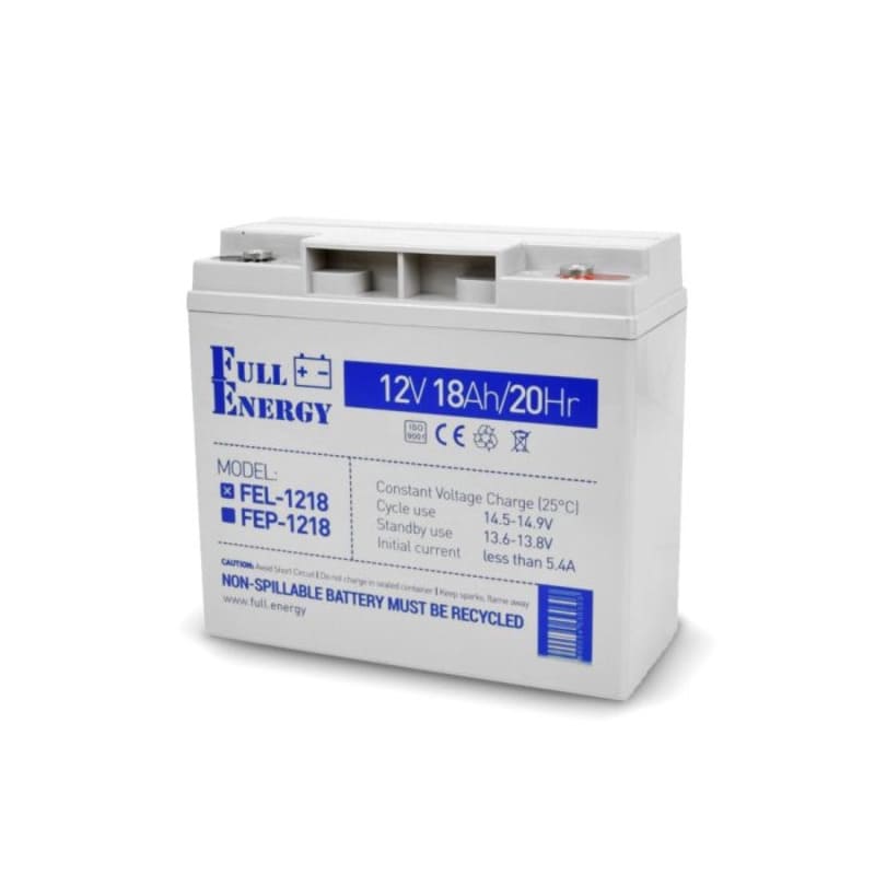 Акумулятор гелевий 18Аh 12V Full Energy FEL-1218