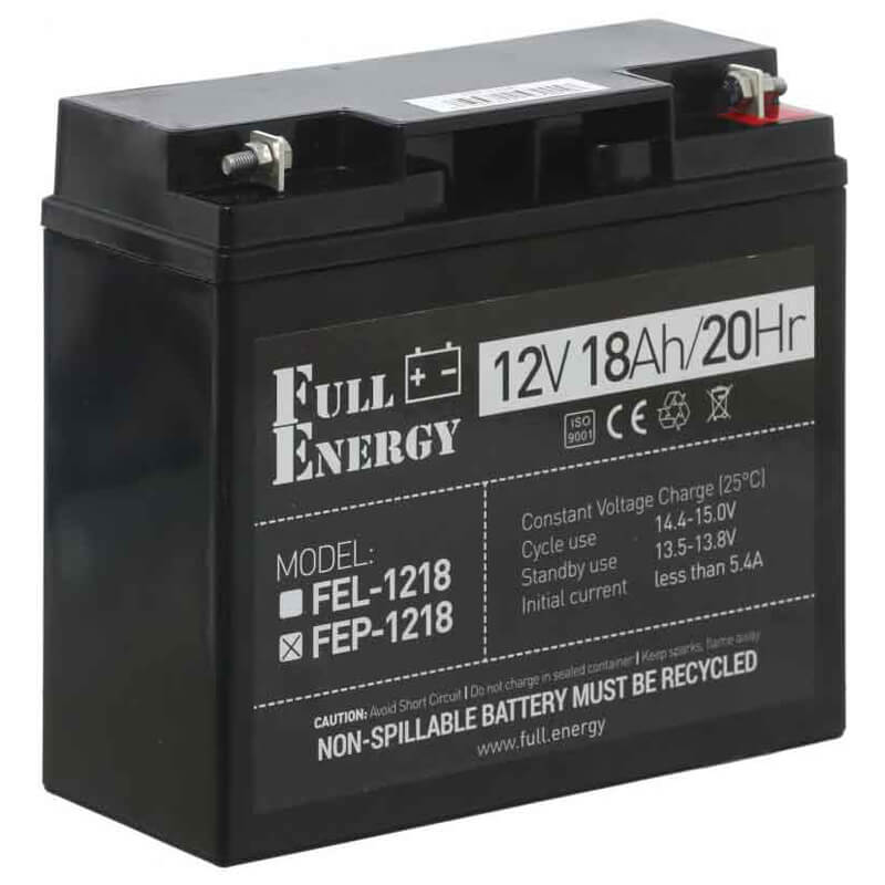 Акумулятор 18Аh 12V Full Energy