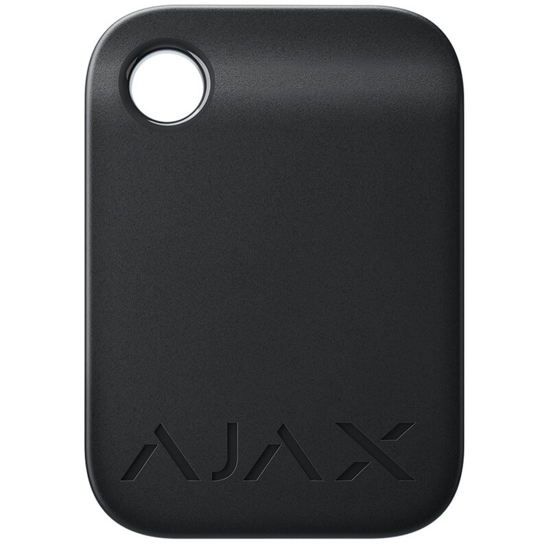 Защищенный бесконтактный брелок для клавиатуры Ajax Tag black (3 шт.)