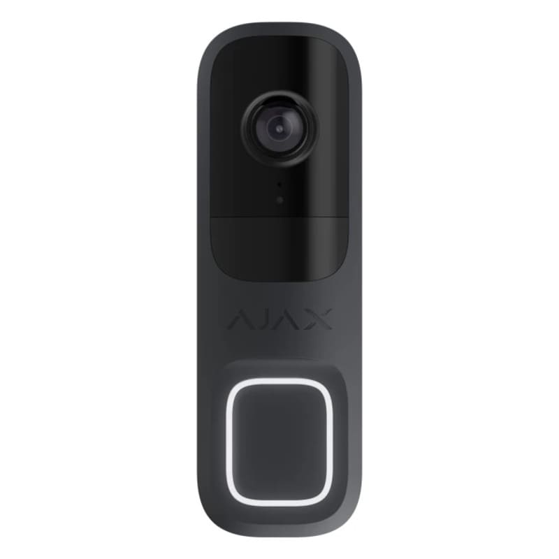 Відеодзвінок Ajax DoorBell Graphite із вбудованим ШІ