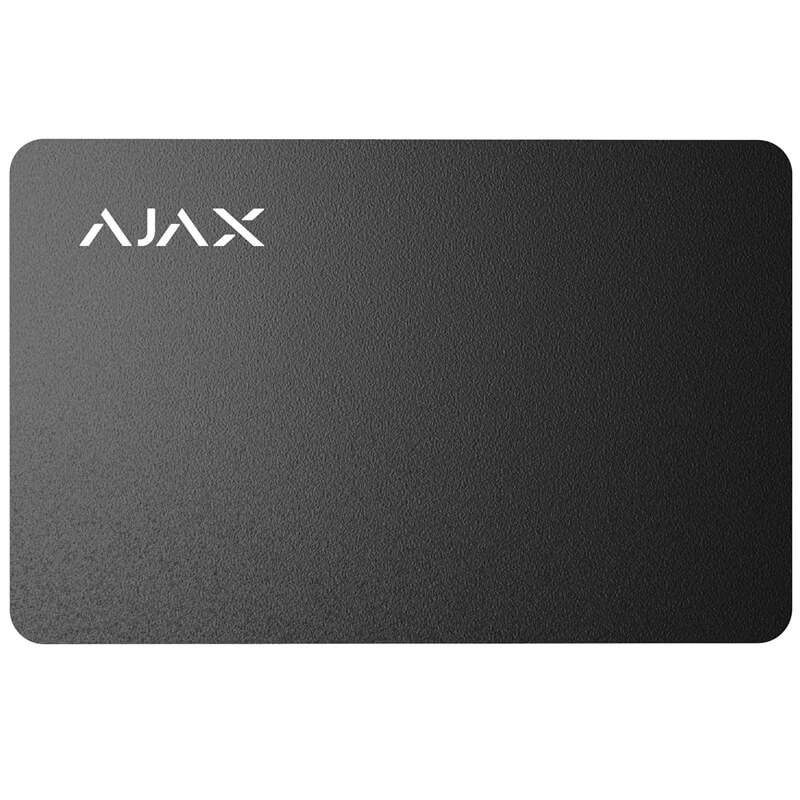 Комплект бесконтактных карт Ajax Pass black (3 шт.)