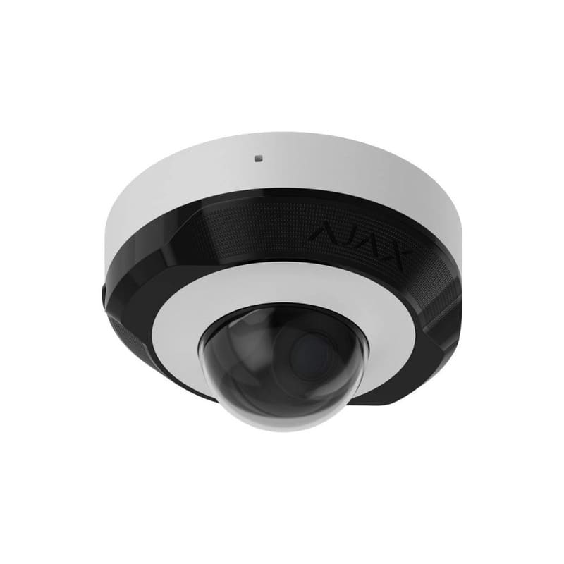 Дротова охоронна IP-камера Ajax DomeCam Mini (8 Mp/2.8 mm) White