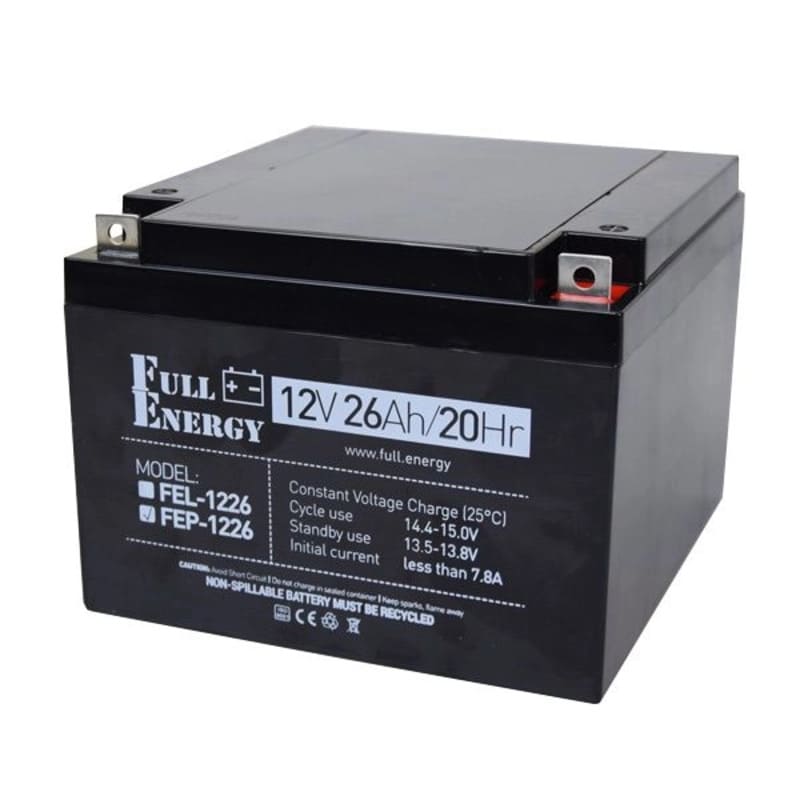 Акумулятор 26Аh 12V Full Energy