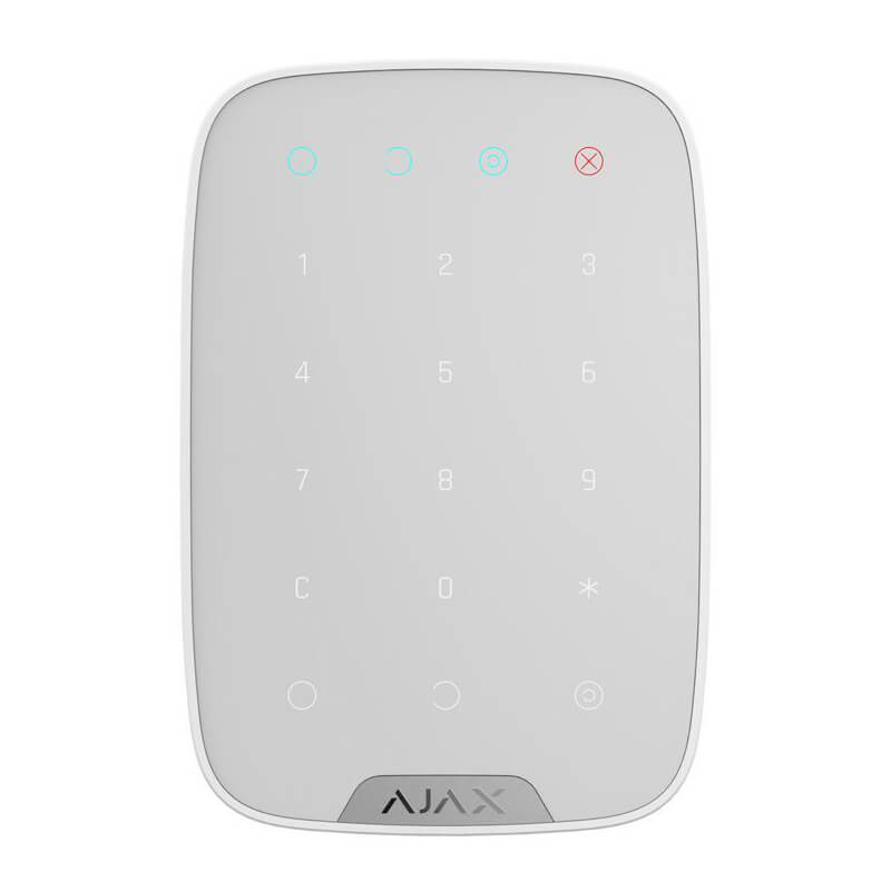 Беспроводная сенсорная клавиатура Ajax KeyPad white