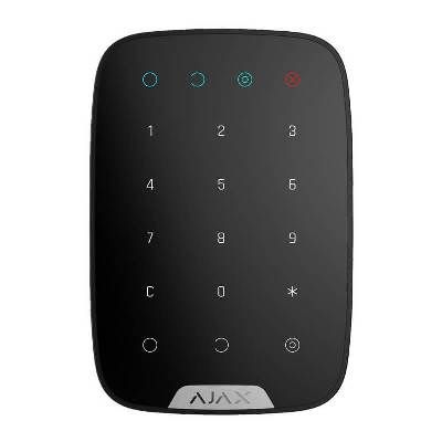 Беспроводная сенсорная клавиатура Ajax KeyPad black - OC.com.ua