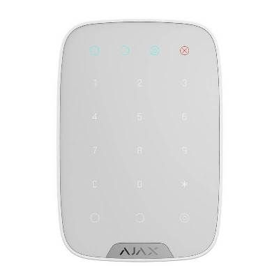 Беспроводная сенсорная клавиатура Ajax KeyPad white - OC.com.ua