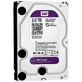Жорсткий диск WD 3.5 SATA 3.0 2TB IntelliPower 64Mb Cache Purple 2ТБ / Накопичувачі / Роз'єми