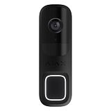 Відеодзвінок Ajax DoorBell Black із вбудованим ШІ / Відеонагляд